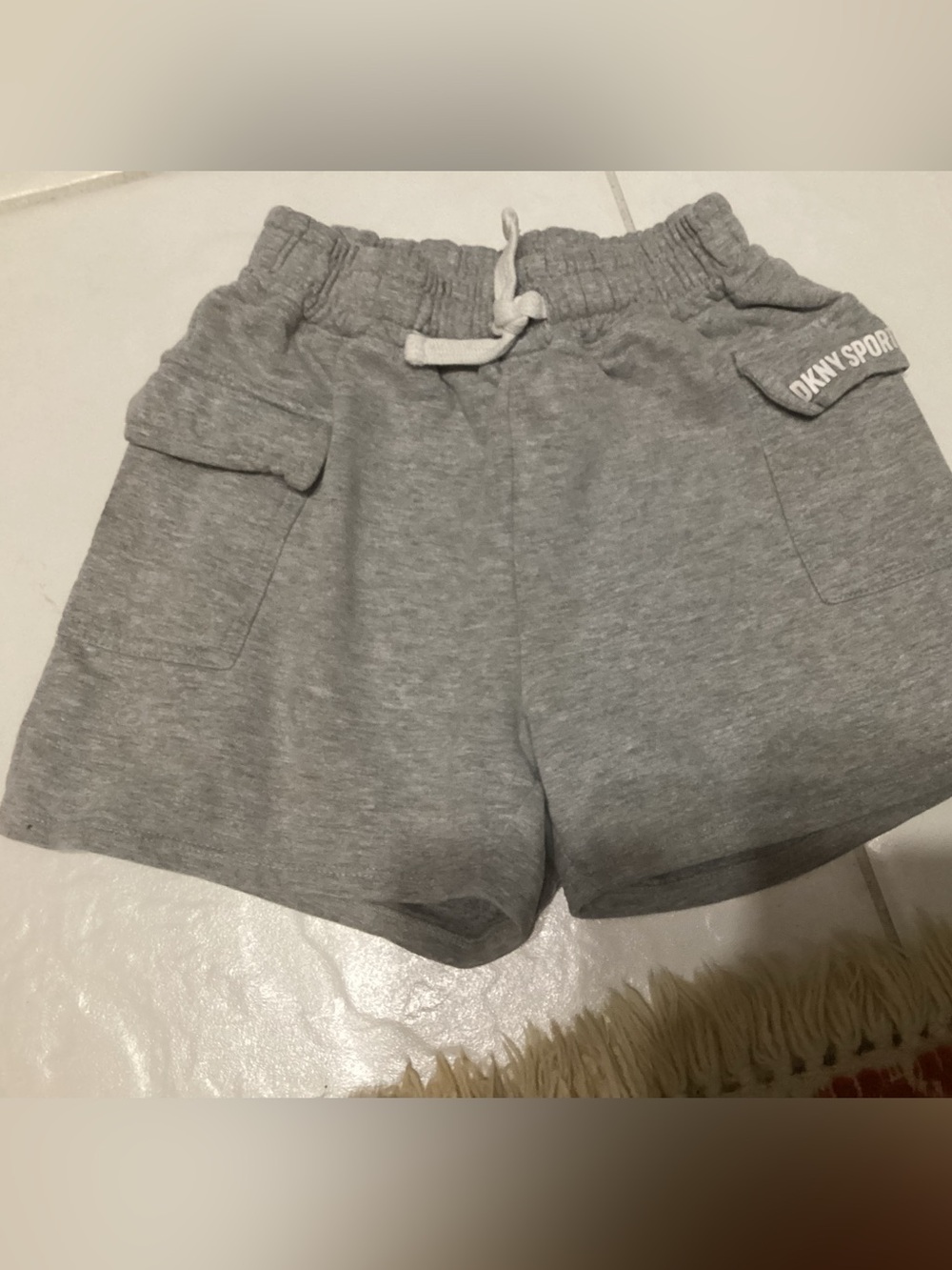 DKNY Girls' Gray Active Shorts 6x